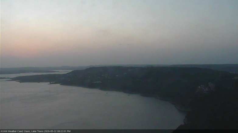 Lake Travis webcam, May 22, 2020 8:25 PM CT