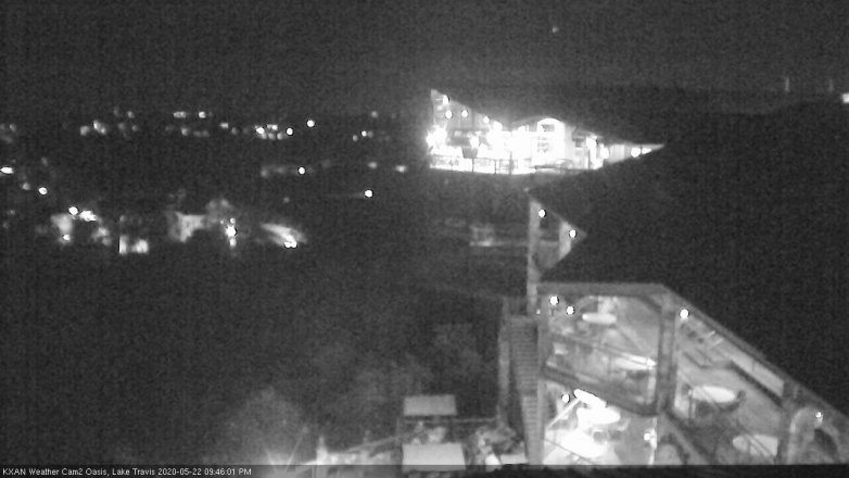 Lake Travis webcam, May 22, 2020 9:45 PM CT