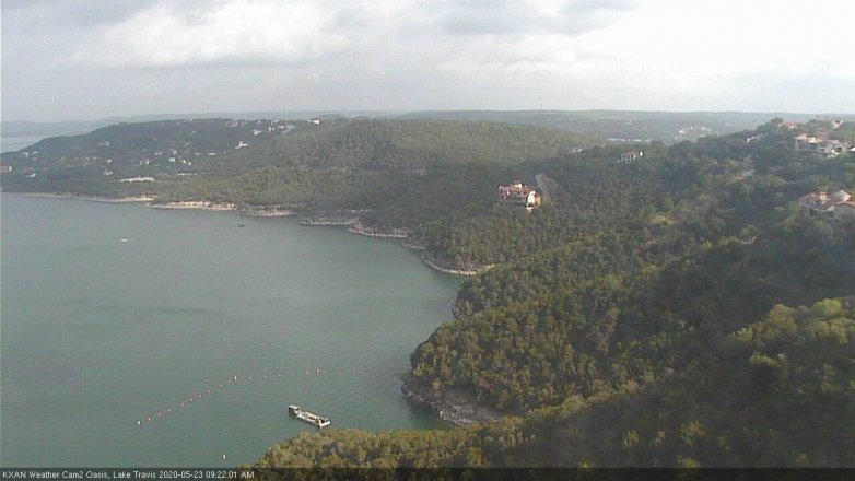 Lake Travis webcam, May 23, 2020 9:25 AM CT