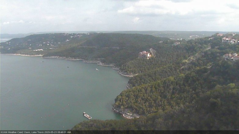Lake Travis webcam, May 23, 2020 9:45 AM CT