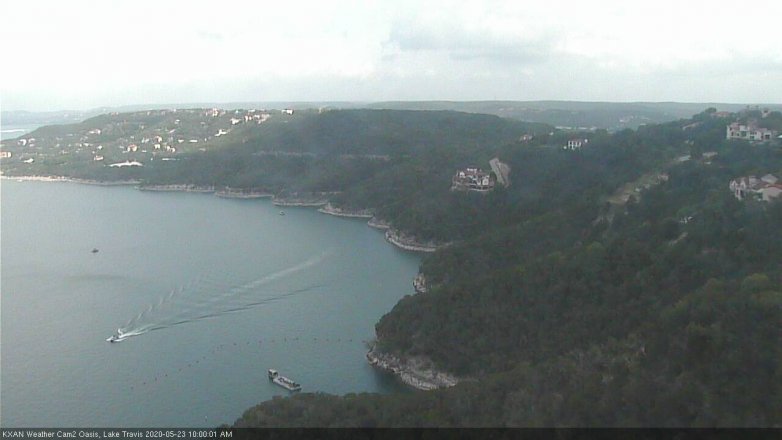 Lake Travis webcam, May 23, 2020 10:00 AM CT