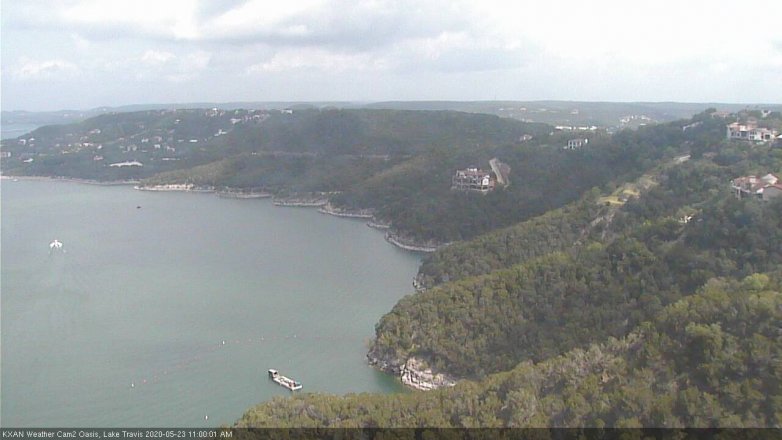 Lake Travis webcam, May 23, 2020 11:00 AM CT