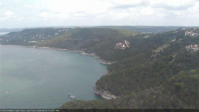 Lake Travis webcam, May 23, 2020 11:25 AM CT