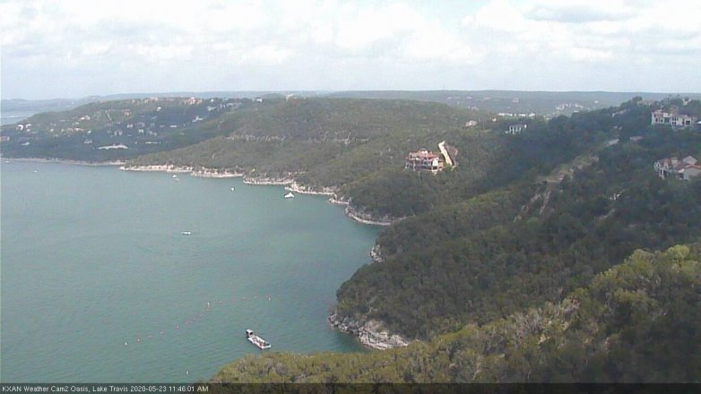 Lake Travis webcam, May 23, 2020 11:45 AM CT