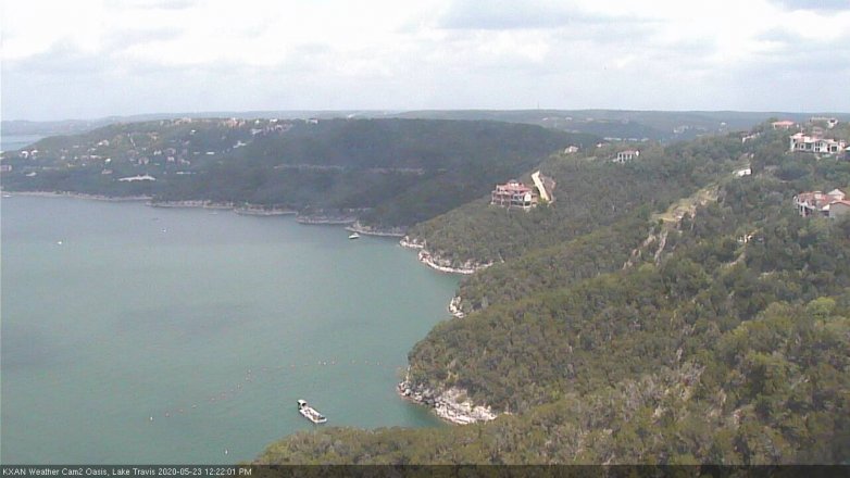 Lake Travis webcam, May 23, 2020 12:25 PM CT