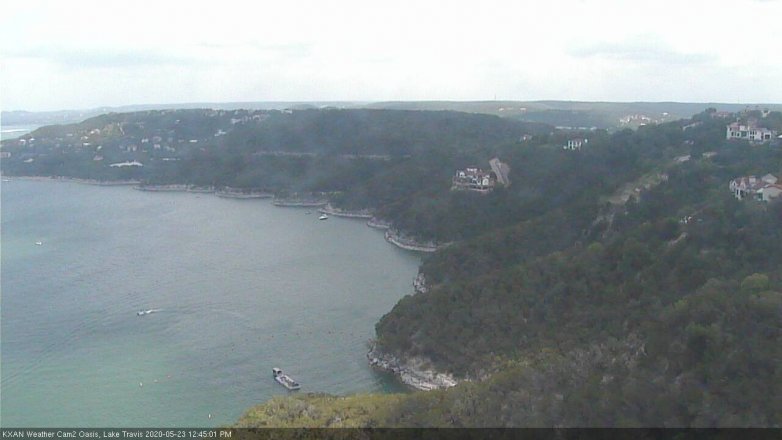 Lake Travis webcam, May 23, 2020 12:45 PM CT