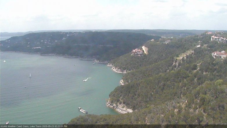 Lake Travis webcam, May 23, 2020 2:25 PM CT