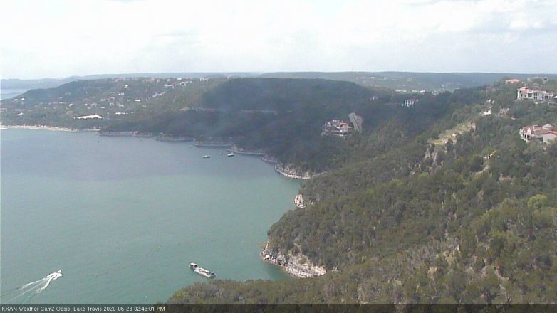 Lake Travis webcam, May 23, 2020 2:45 PM CT