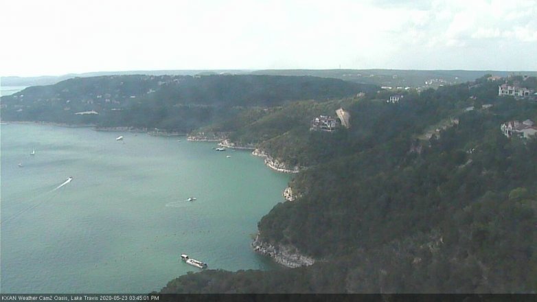 Lake Travis webcam, May 23, 2020 3:45 PM CT
