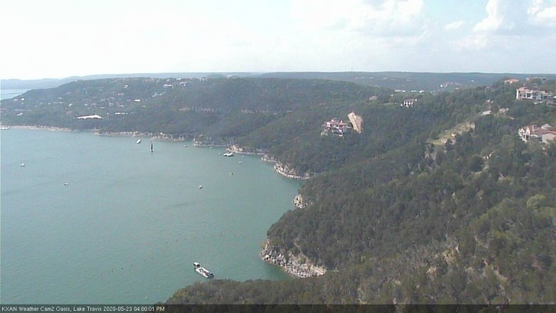 Lake Travis webcam, May 23, 2020 4:00 PM CT