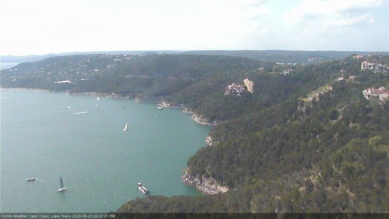 Lake Travis webcam, May 23, 2020 4:25 PM CT