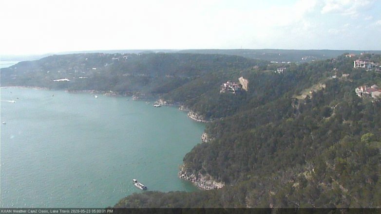 Lake Travis webcam, May 23, 2020 5:00 PM CT