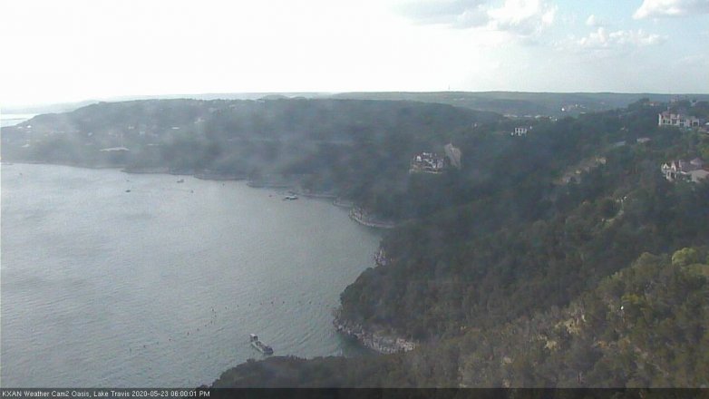 Lake Travis webcam, May 23, 2020 6:00 PM CT