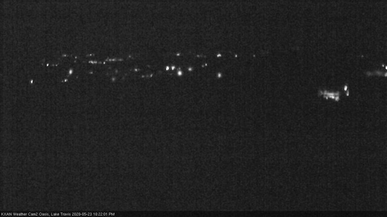 Lake Travis webcam, May 23, 2020 10:25 PM CT