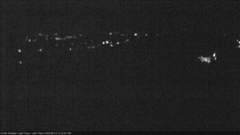 Lake Travis webcam, May 23, 2020 11:25 PM CT