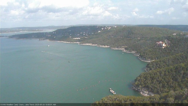 Lake Travis webcam, May 24, 2020 10:00 AM CT