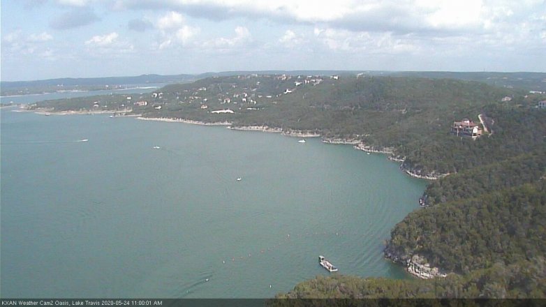 Lake Travis webcam, May 24, 2020 11:00 AM CT