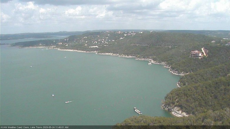 Lake Travis webcam, May 24, 2020 11:45 AM CT