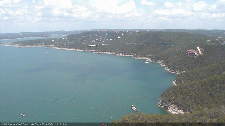 Lake Travis webcam, May 24, 2020 12:25 PM CT