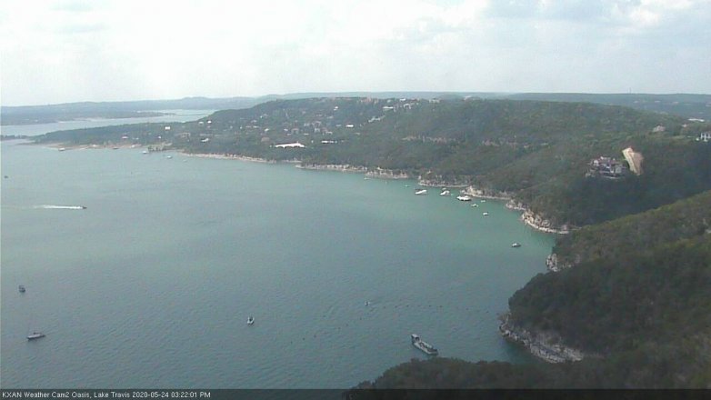 Lake Travis webcam, May 24, 2020 3:25 PM CT