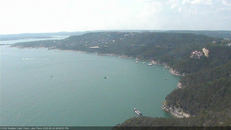 Lake Travis webcam, May 24, 2020 4:00 PM CT
