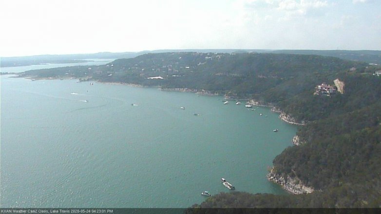 Lake Travis webcam, May 24, 2020 4:25 PM CT