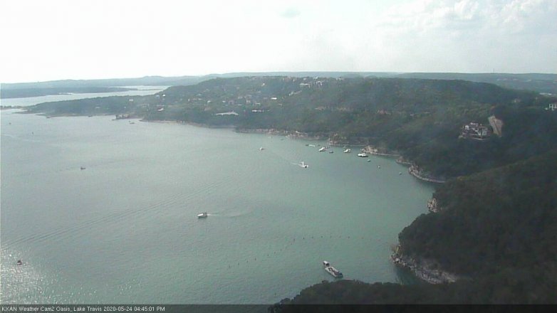 Lake Travis webcam, May 24, 2020 4:45 PM CT