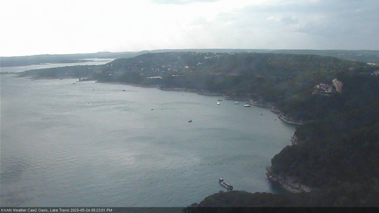 Lake Travis webcam, May 24, 2020 5:25 PM CT
