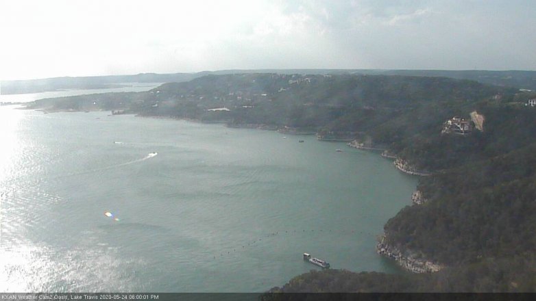 Lake Travis webcam, May 24, 2020 6:00 PM CT
