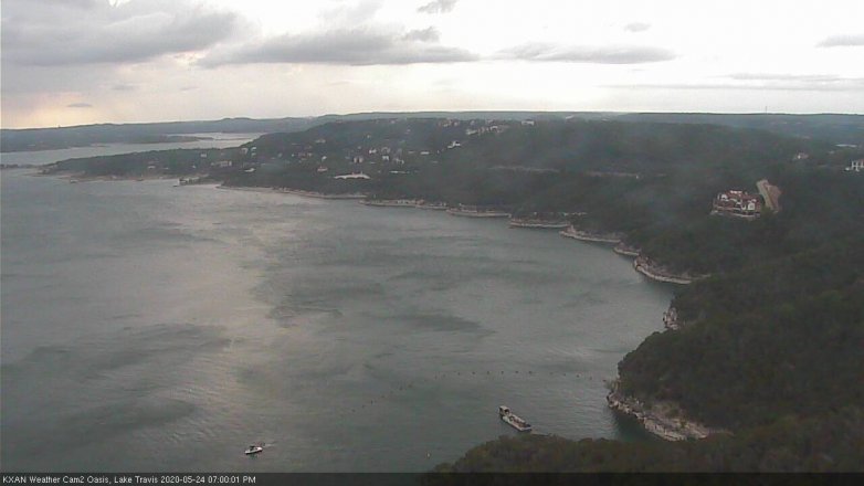 Lake Travis webcam, May 24, 2020 7:00 PM CT