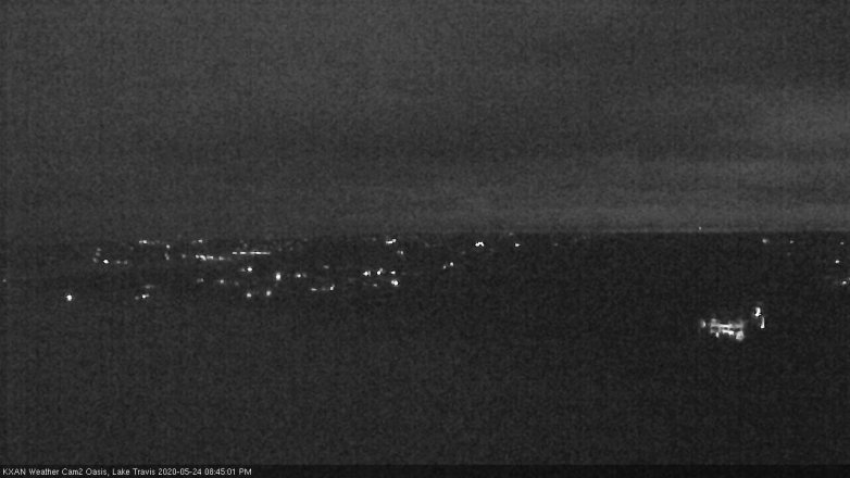 Lake Travis webcam, May 24, 2020 8:45 PM CT