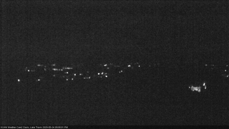 Lake Travis webcam, May 24, 2020 9:00 PM CT