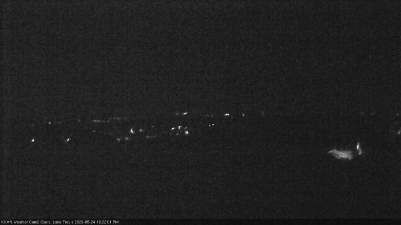 Lake Travis webcam, May 24, 2020 10:25 PM CT