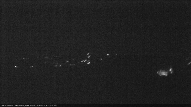 Lake Travis webcam, May 24, 2020 10:45 PM CT