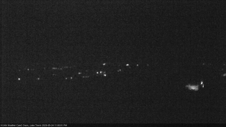 Lake Travis webcam, May 24, 2020 11:00 PM CT