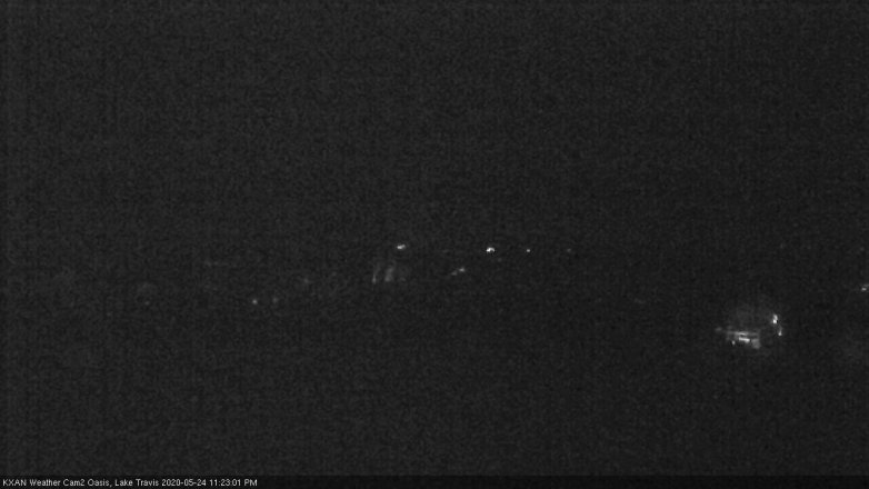 Lake Travis webcam, May 24, 2020 11:25 PM CT