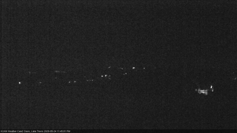 Lake Travis webcam, May 24, 2020 11:45 PM CT