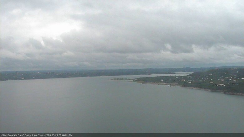 Lake Travis webcam, May 25, 2020 9:45 AM CT