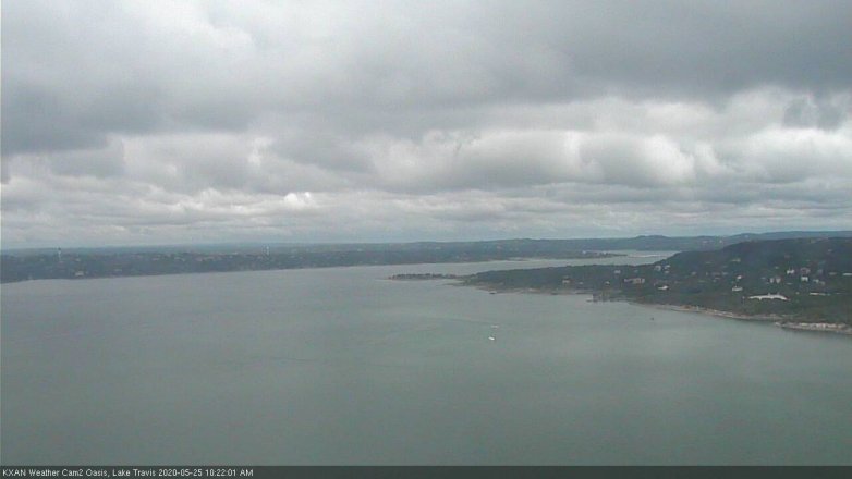 Lake Travis webcam, May 25, 2020 10:25 AM CT