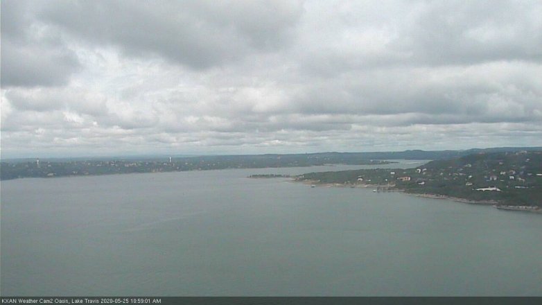 Lake Travis webcam, May 25, 2020 11:00 AM CT