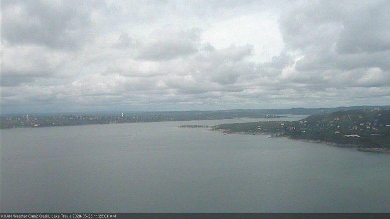 Lake Travis webcam, May 25, 2020 11:25 AM CT