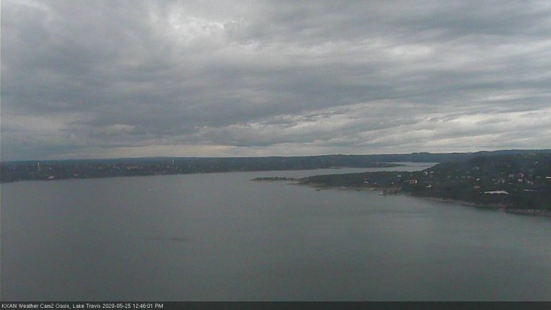 Lake Travis webcam, May 25, 2020 12:45 PM CT