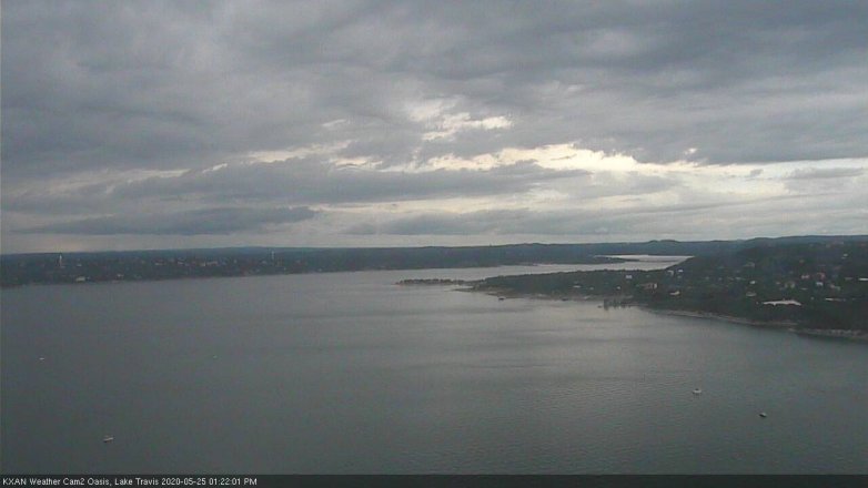 Lake Travis webcam, May 25, 2020 1:25 PM CT