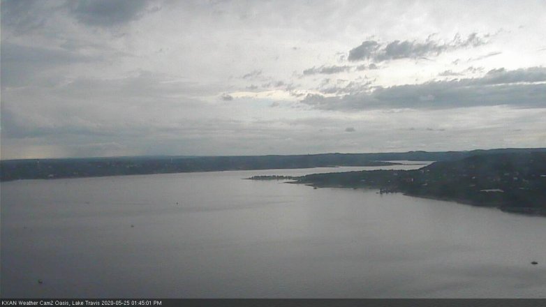Lake Travis webcam, May 25, 2020 1:45 PM CT