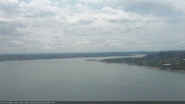 Lake Travis webcam, May 25, 2020 3:25 PM CT