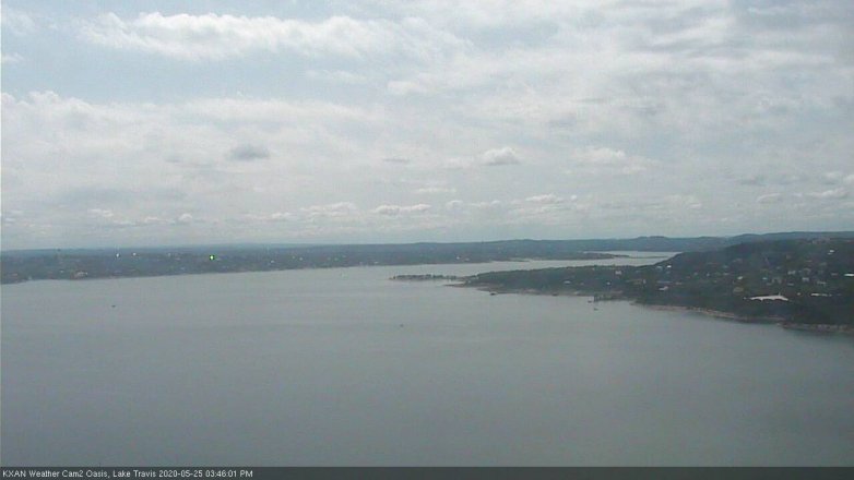 Lake Travis webcam, May 25, 2020 3:45 PM CT