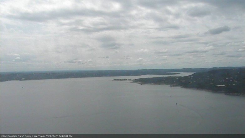Lake Travis webcam, May 25, 2020 4:00 PM CT