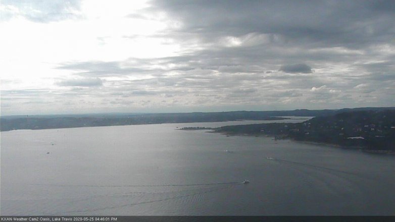 Lake Travis webcam, May 25, 2020 4:45 PM CT
