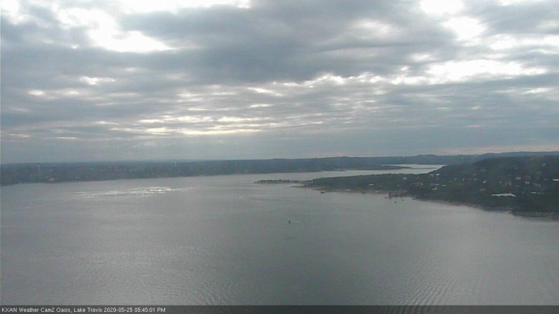 Lake Travis webcam, May 25, 2020 5:45 PM CT