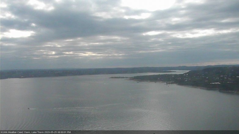 Lake Travis webcam, May 25, 2020 6:00 PM CT